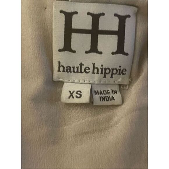 Haute Hippie (Serena Gossip Girl) Beaded Blazer Tan/ Gold XS Evening Jacket - Picture 10 of 16